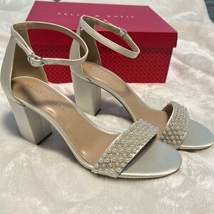 Kelly & Katie Hildie 8 Ankle Strap Block Heel